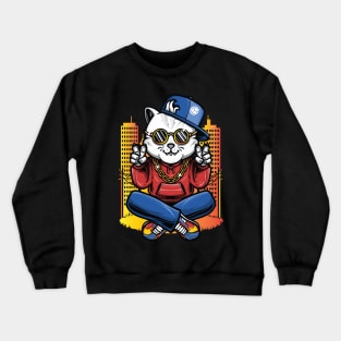 Slaying Cat Crewneck Sweatshirt